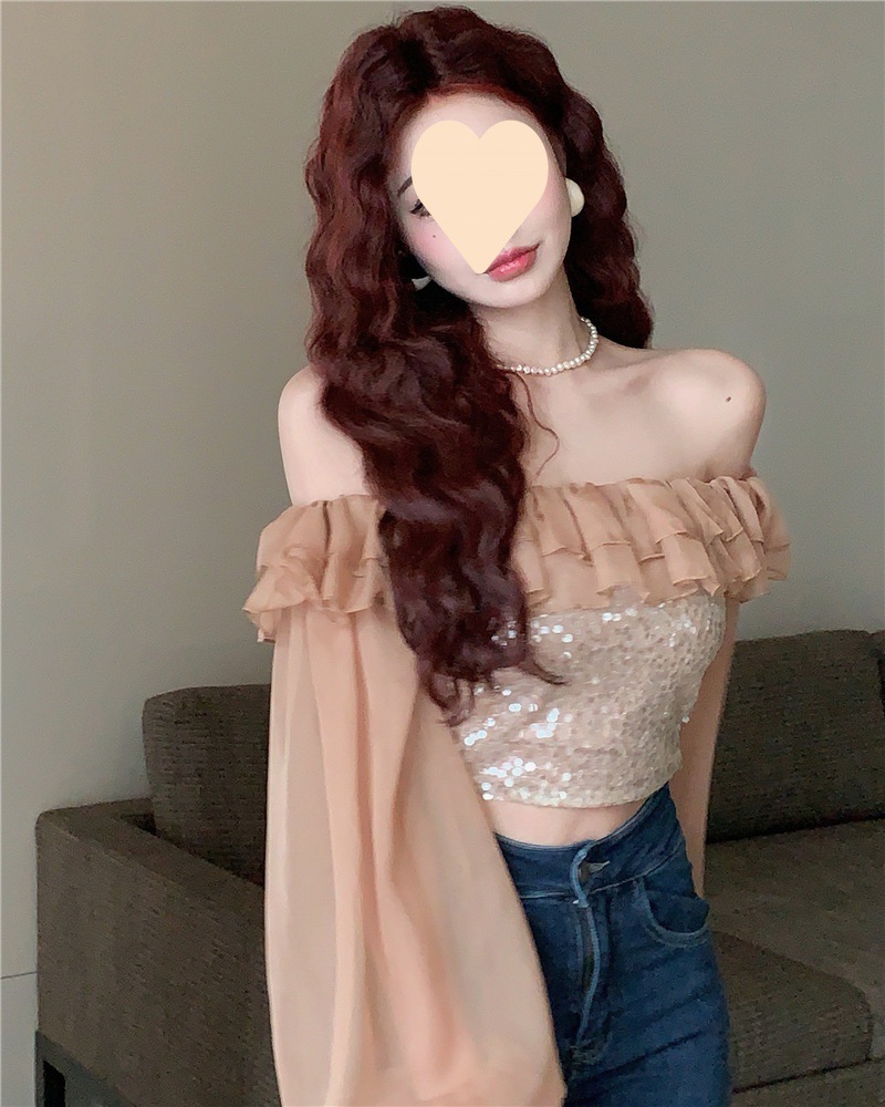 Western Style Short Shirt Slim Top - Image 5