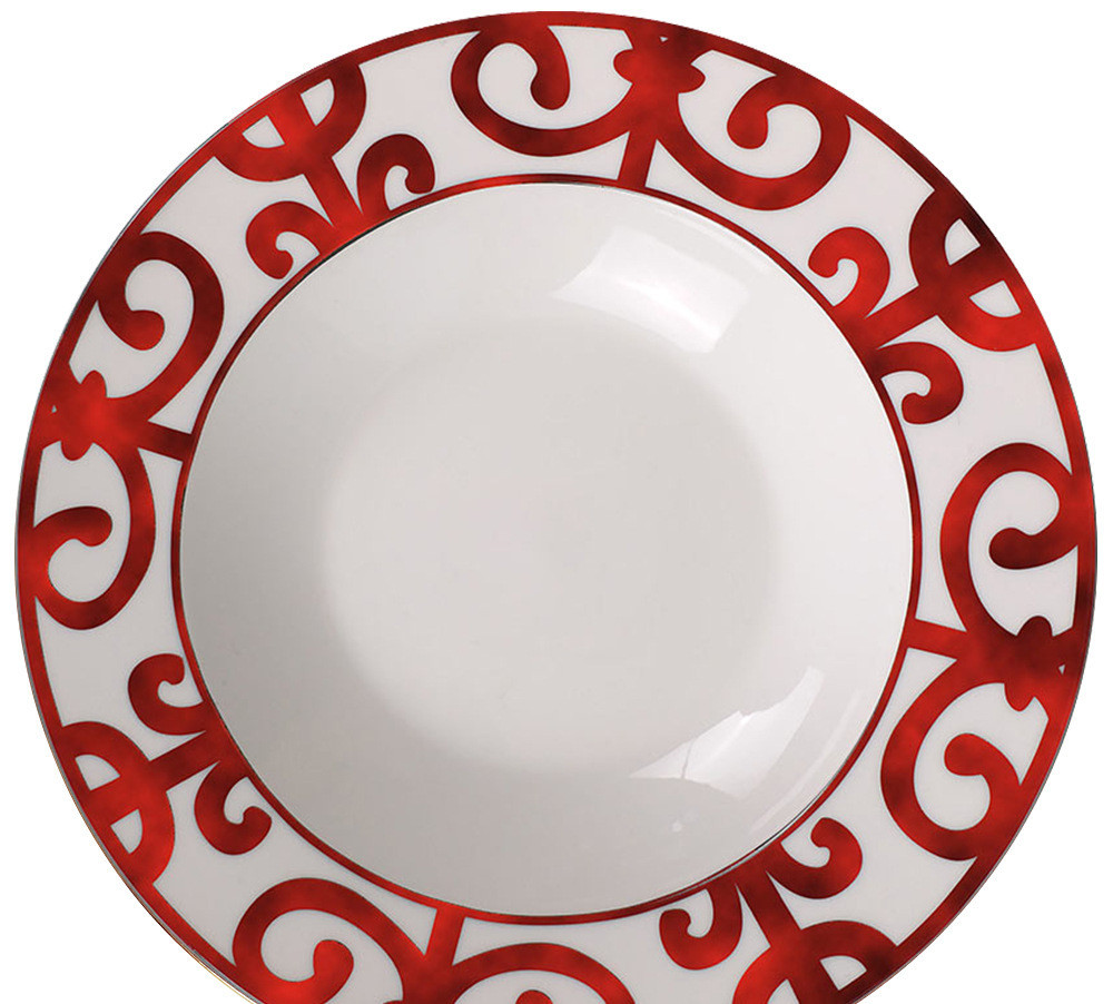 Nordic Wrought Iron Ceramic Plate Set Western Wedding - Image 4