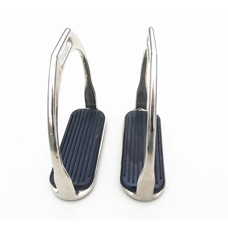 Electroplating Stirrup Silver Cheap Harness Saddle Footstool Equestrian Supplies Stirrups - Image 3