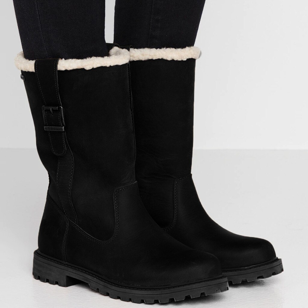 Western cowboy boots with leather belt buckles - Image 3