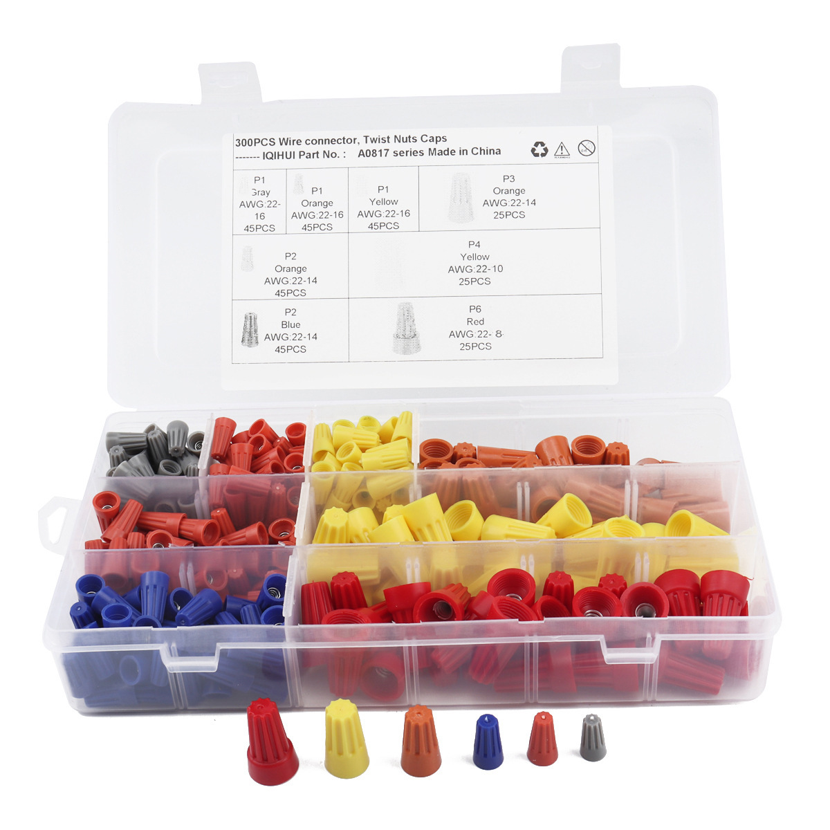 Wire Cap Spiral Terminal Box