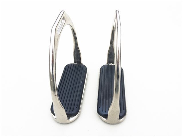 Electroplating Stirrup Silver Cheap Harness Saddle Footstool Equestrian Supplies Stirrups - Image 4