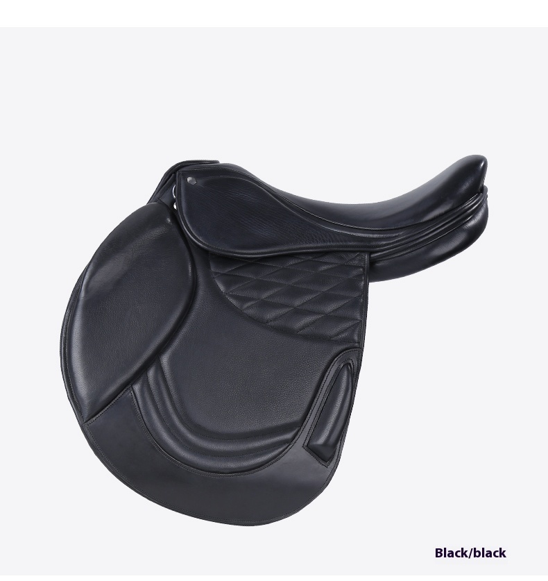 Saddle Obstacle Saddle Cowhide Horse Harness Equestrian Supplies - Image 7