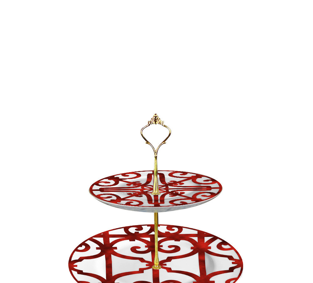 Nordic Wrought Iron Ceramic Plate Set Western Wedding - Image 9