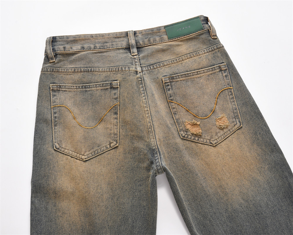 Men's Washed Do The Old Cowboy Trousers - Image 5