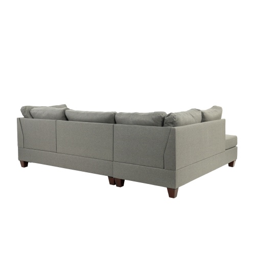 3-PC SECTIONAL In Gray - Image 4